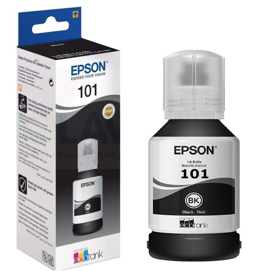 Epson 101 EcoTank  Black ink bottle(C13T03V14A)