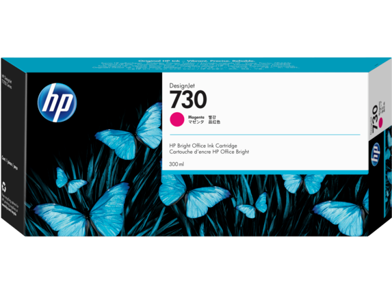 HP 730 300-ml Magenta DesignJet Ink Cartridge ( P2V69A)
