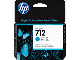 HP 712 29ml  DesignJet Ink Cartridge, Yellow  (3ED69A)/ Cyan (3ED67A)/ Magenta(3ED68A)