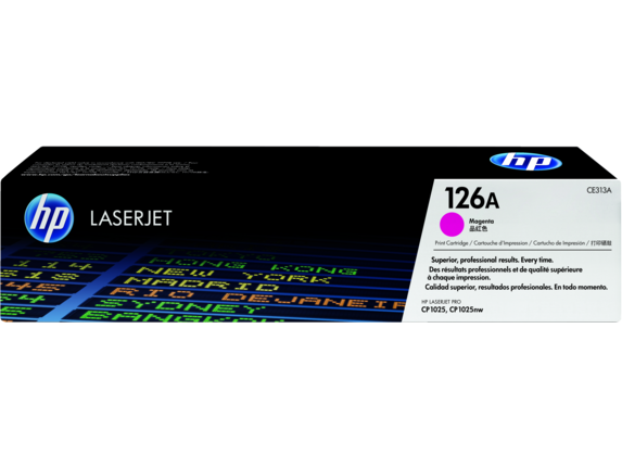 HP 126A Magenta Original LaserJet Toner Cartridge (CE313A)