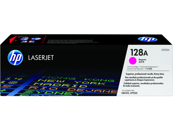 HP 128A Magenta Original LaserJet Toner Cartridge (CE323A)